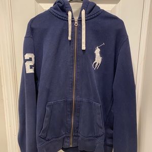 Polo Ralph Lauren zip up hoodie XL